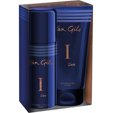 Set Cadou Van Gils, I Dare Deodorant Spray 150ml + Gel de Duș 150ml, Albastru