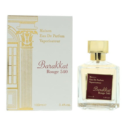 Extrait de parfum Maison Barakkat Rouge 540, 100ml, design clasic