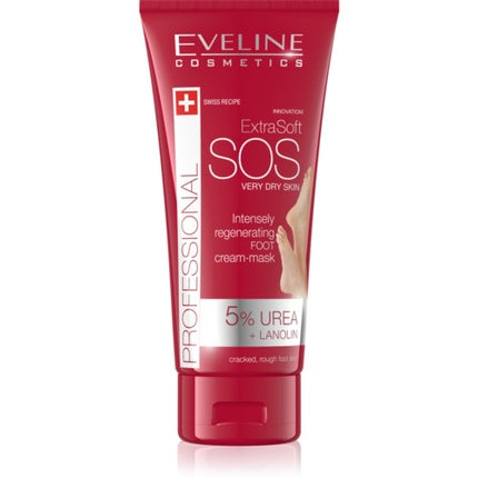 Eveline Extra Soft SOS Intensively Regenerating Foot Cream-Mask, 100ml