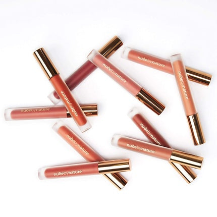Ruj lichid Nude By Nature Satin Blush roz auriu