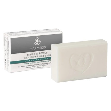 Săpun solid cu argint și argilă albă - Pharmedis, 100 g