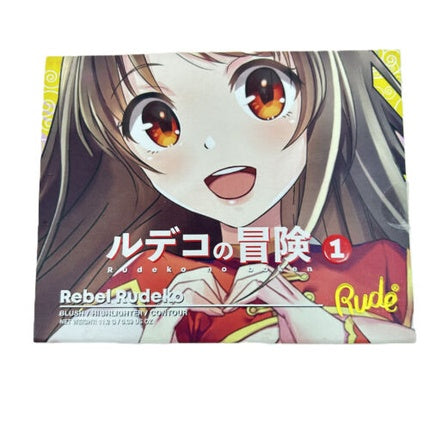 Paletă machiaj Rude Manga Collection Blush Highlighter Contour