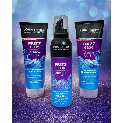 Spuma de Styling pentru Bucle, John Frieda Frizz-Ease, 200ml, Multicolor