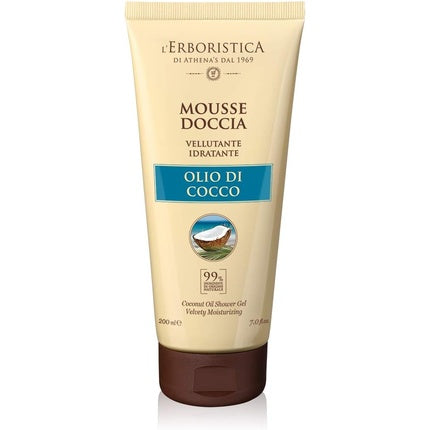 Spumă de duș, L'Erboristica Di Athena's Dal, cocos, 200ml