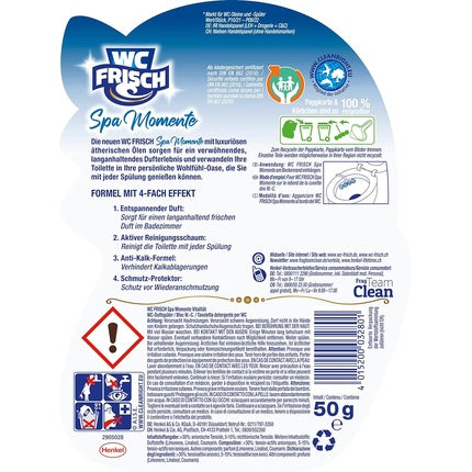 Odorizant WC, Wc-Frisch, Spa Momente, albastru