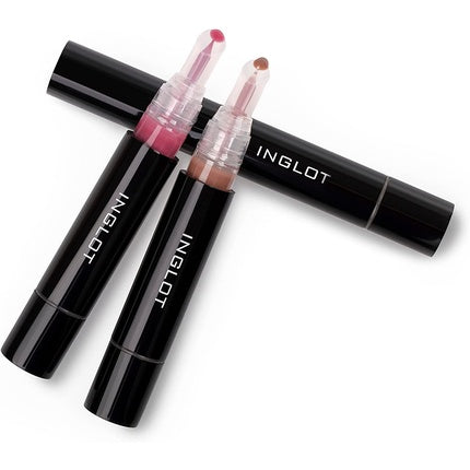 Ulei de buze Inglot High Gloss Lip Oil 01, transparent cu sclipici