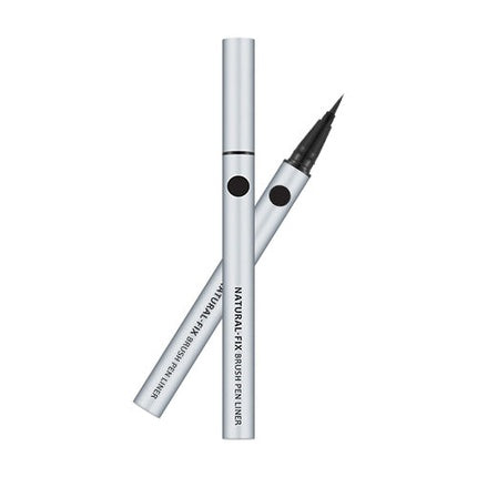 Rimă pentru ochi, Missha Natural Fix Brush Pen Liner, alb, capacitate 0.6g