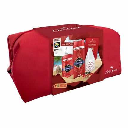 Set Cadou Old Spice Captain, Gel Aftershave, Colecție Captain