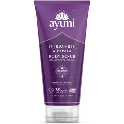 Scrub corp, Ayumi, turmeric si papaya, 200ml