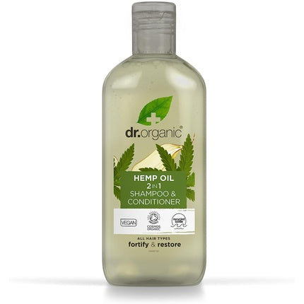 Șampon 2 în 1, Dr Organic, ulei de cânepă, 265ml