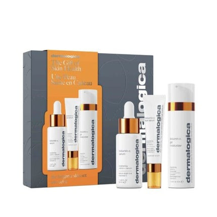 Set Îngrijire Față, Dermalogica, The Brighter Skin, alb-portocaliu