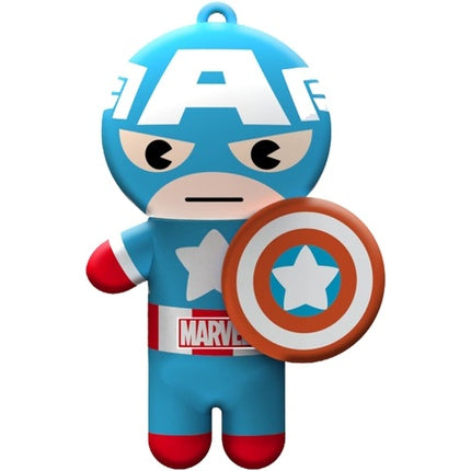 Balsam de buze Lip Smacker Captain America pentru copii, cu breloc