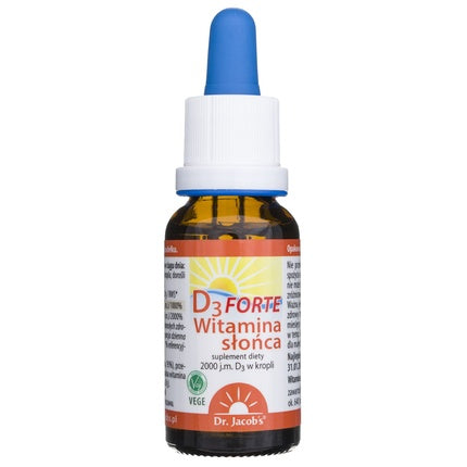Dr. Jacob's D3 Forte, Vitamine, picături bucale, 20ml