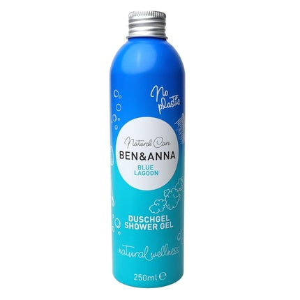 Gel de duș Ben & Anna Blue Lagoon, 250ml, ambalaj plastic albastru