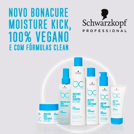 Balsam Spray, Schwarzkopf, Bonacure Moisture Kick, alb-albastru, 50ml