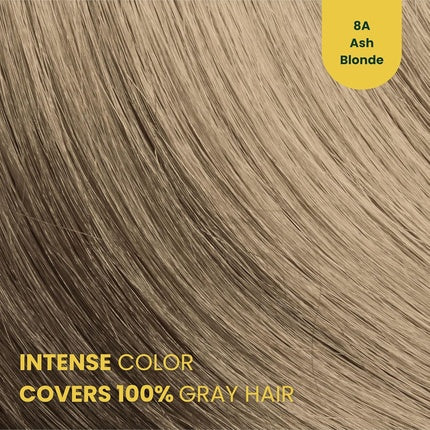 Vopsea de Păr Permanentă Herbal Time Phytocare, Culoare Ash Blonde 8A