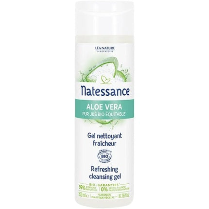 Gel de curățare Natessance Aloe Vera 200ml