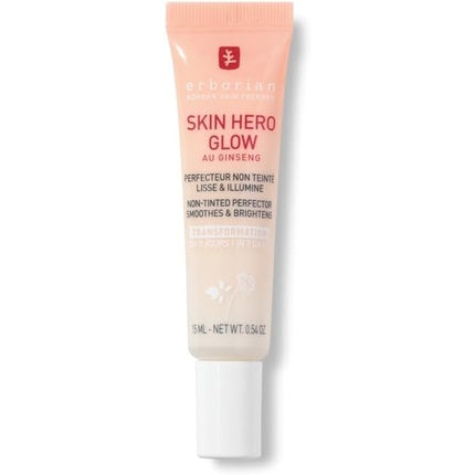 Cremă față, Erborian, Skin Hero Glow, fără tentă, 15 ml