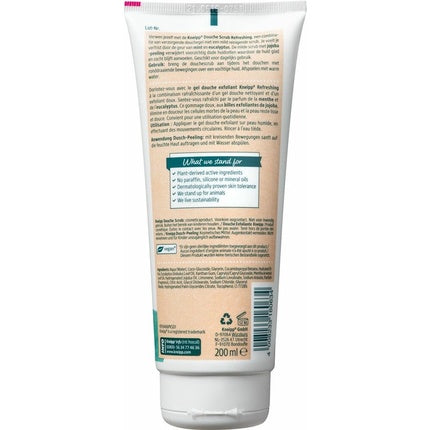 Exfoliant corp, Kneipp, Refreshing, mentă eucalipt, 200ml