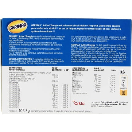 Gerimax Active L'Energie 90 Comprimé