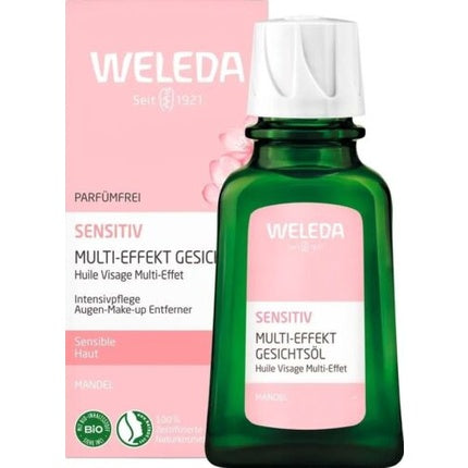 Ulei facial Weleda Sensitive, multi-effect, cu migdale, 50ml