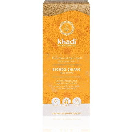 Vopsea de păr, Khadi, Light Blonde, naturală, 100g