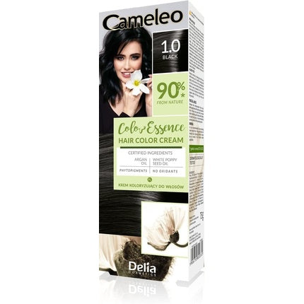 Cremă colorantă păr, Cameleo, Color Essence, negru 75g
