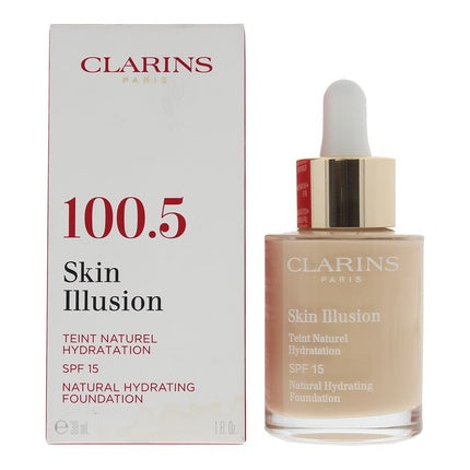 Fond de ten Clarins Skin Illusion 100.5 Cremă SPF 15, 30ml