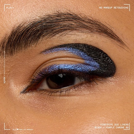 Eyeliner NYX Duo Negru-Albastru