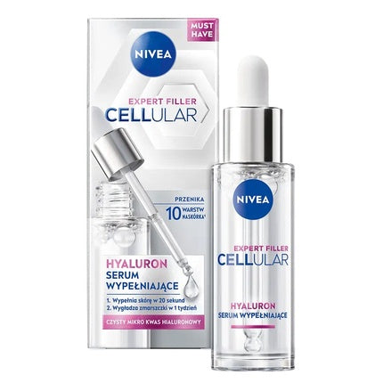 Serum facial cu acid hialuronic Nivea Cellular Expert Filler 30ml