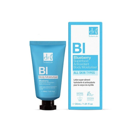 Cremă hidratantă corp, Dr Botanicals, Blueberry, 30ml