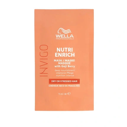 Mască de păr Wella Professionals Invigo Nutri Enrich cu Goji Berry, 15 ml