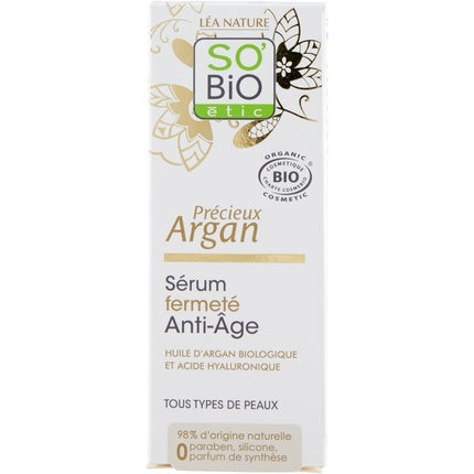 Serum Anti-îmbătrânire SO'BiO étic Précieux Argan 30ml