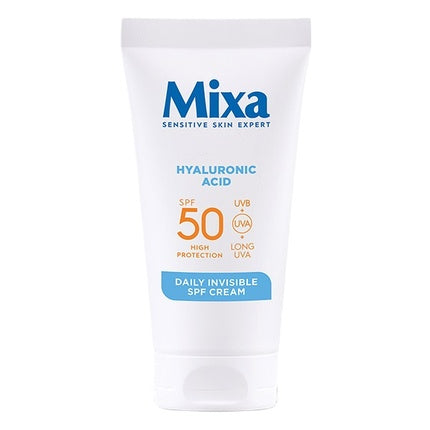 Mixa Cremă de zi hidratantă SPF50 cu acid hialuronic, 50ml