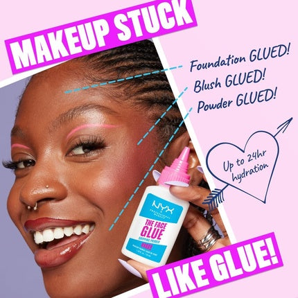 Primer față, NYX, Face Glue, roz-alb