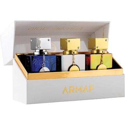 Set Parfum Armaf, Club de Nuit Trio, Sterling Edition, 3 x 15ml