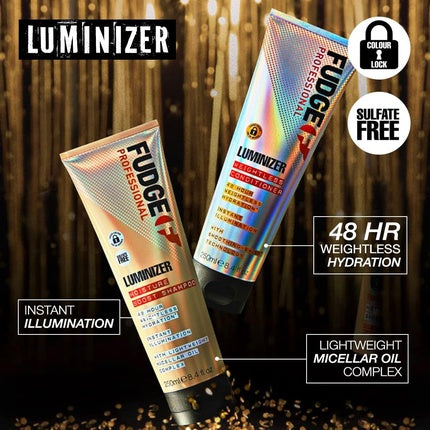 Șampon Fudge, Luminizer, 1000ml, negru-galben