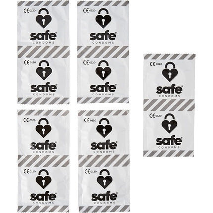 Prezervative Safe Intense, Roz, Ribs & Nobs, 10 buc