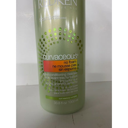 Șampon Redken Curvaceous, 33.8oz (1000ml), pentru păr curbat și ondulat