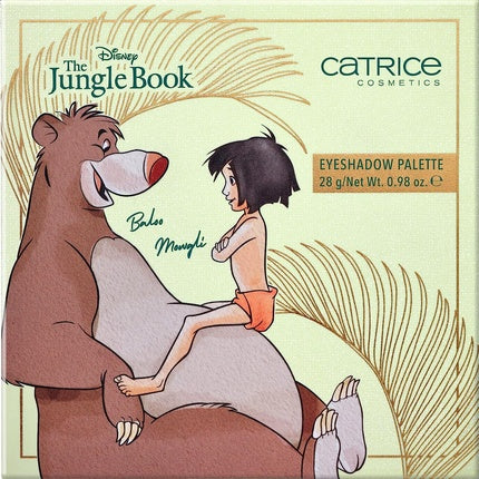 Paletă farduri ochi Catrice Disney The Jungle Book, model Bare Necessities, 15 culori, vegan