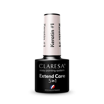 Bază pentru unghii, Claresa, Extend Care 5 în 1, cu keratină