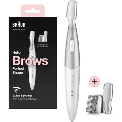 Trimmer sprâncene, Braun FG1106, precis, ușor