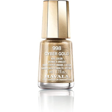 Lac de unghii Mavala Cyber Gold, 5ml, Culoare aurie