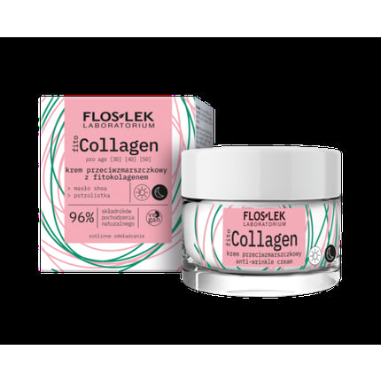 Cremă de zi și noapte, Floslek, Phyto Collagen Pro Age, 100g