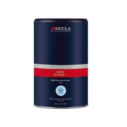 Pudră decolorantă Indola Rapid Blonde + White, 450g, culoare albastră