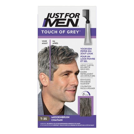 Just For Men Touch Of Grey T35 Medium Brown Hair Color, 70 g