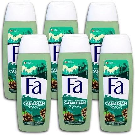 Fa Scenery Wonders Winter Edition - Gel de duș Canadian, 250ml, Verde