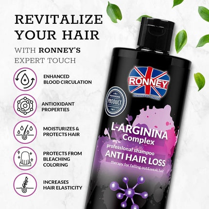 Șampon Ronney L-Arginine Complex Anti Hair Loss 300ml