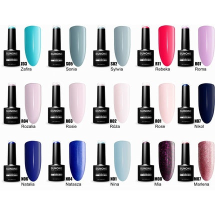 Gel UV LED, Sunone, Rainbow 5, roz