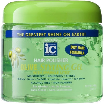 Gel de styling, Fantasia, Olive, 454g